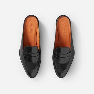 Everlane Modern Penny Loafer Mule in Black size 6